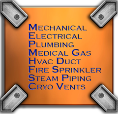 MEP, Mechanical, Electrical, Plumbing, HVAC, Sprinkler Piping, Fire Protection